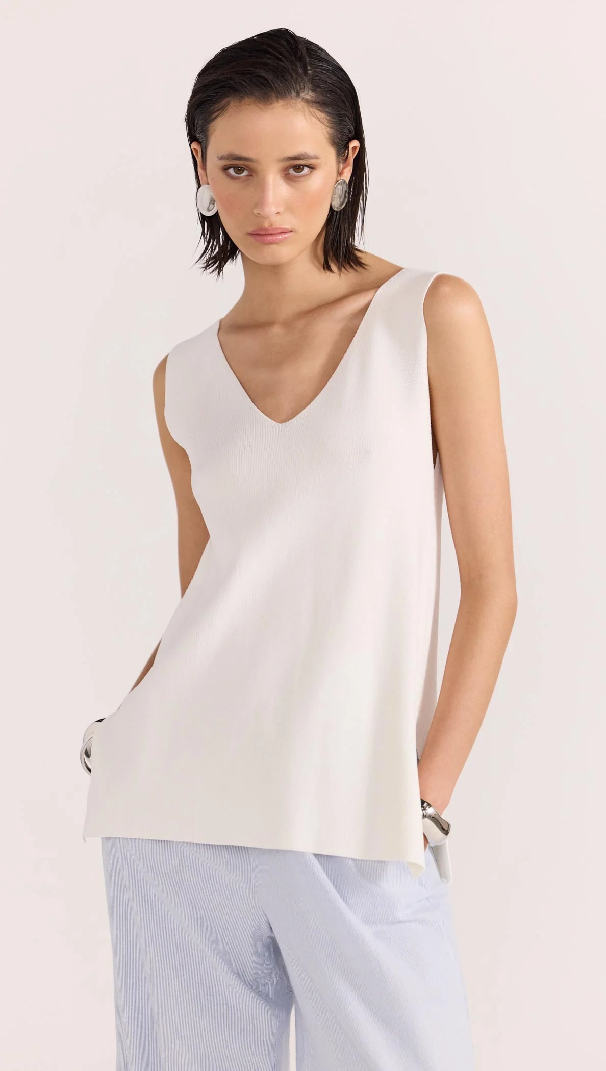 Celia Vneck Tunic Tank