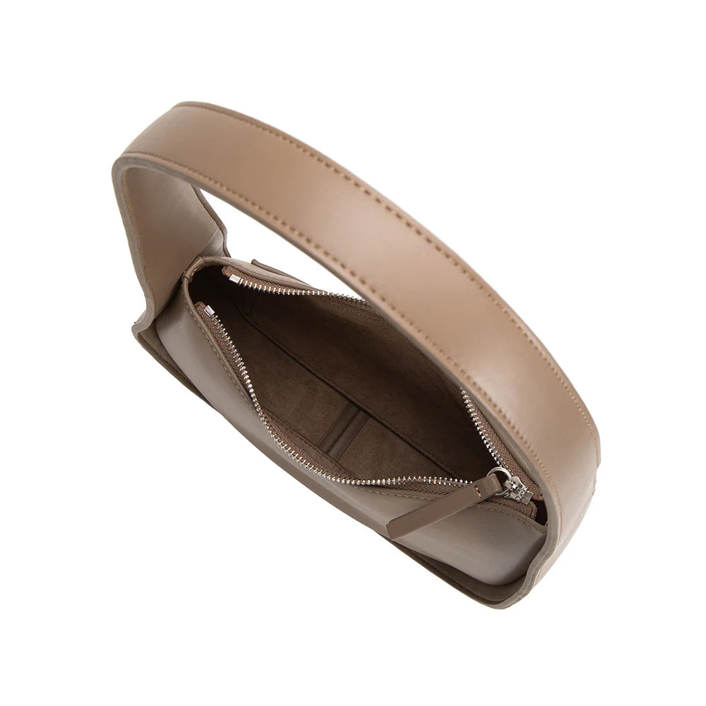 Willow Taupe Recycled Began Shoulder Bag