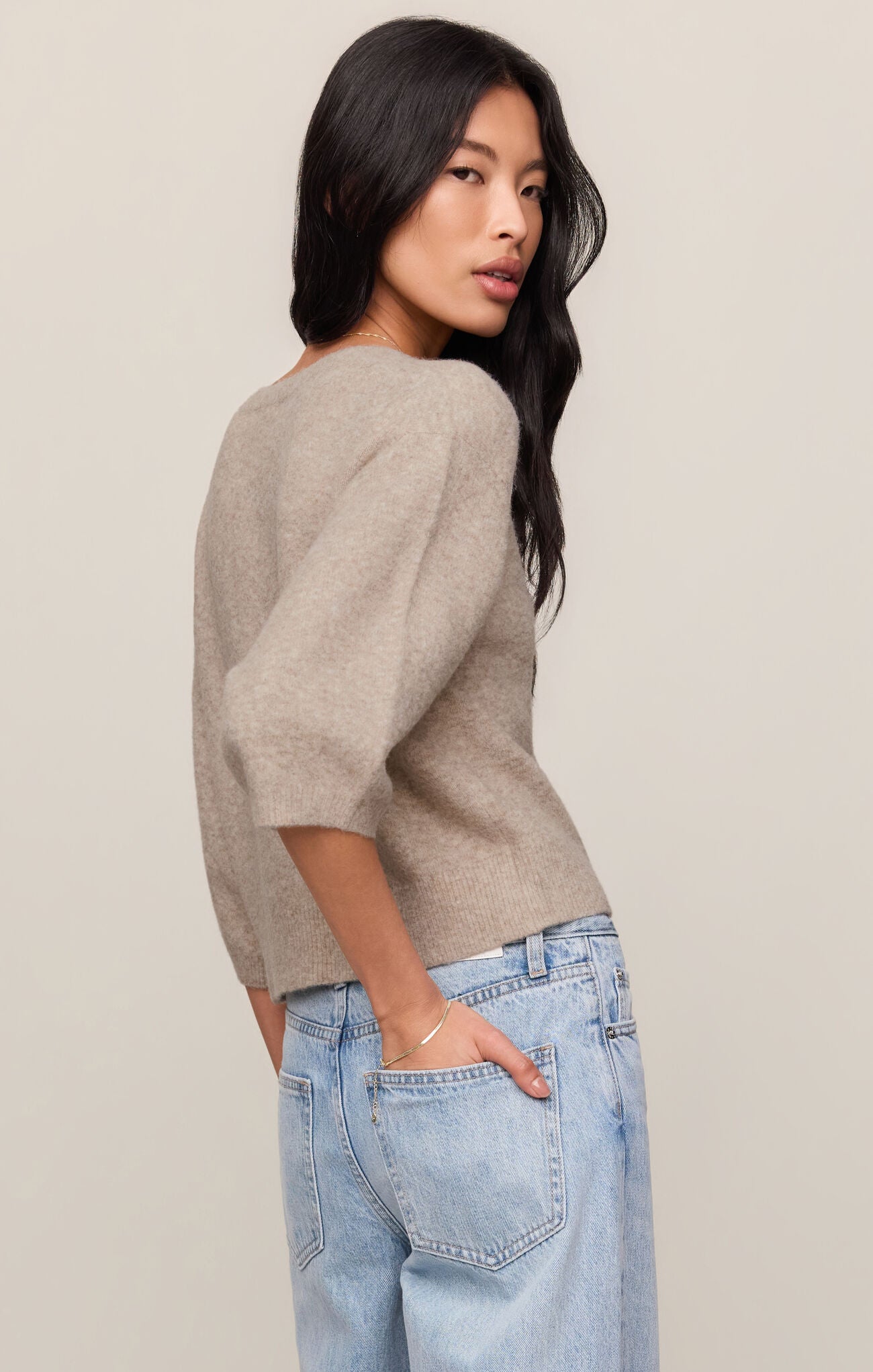Valor Cardigan Natural Heather