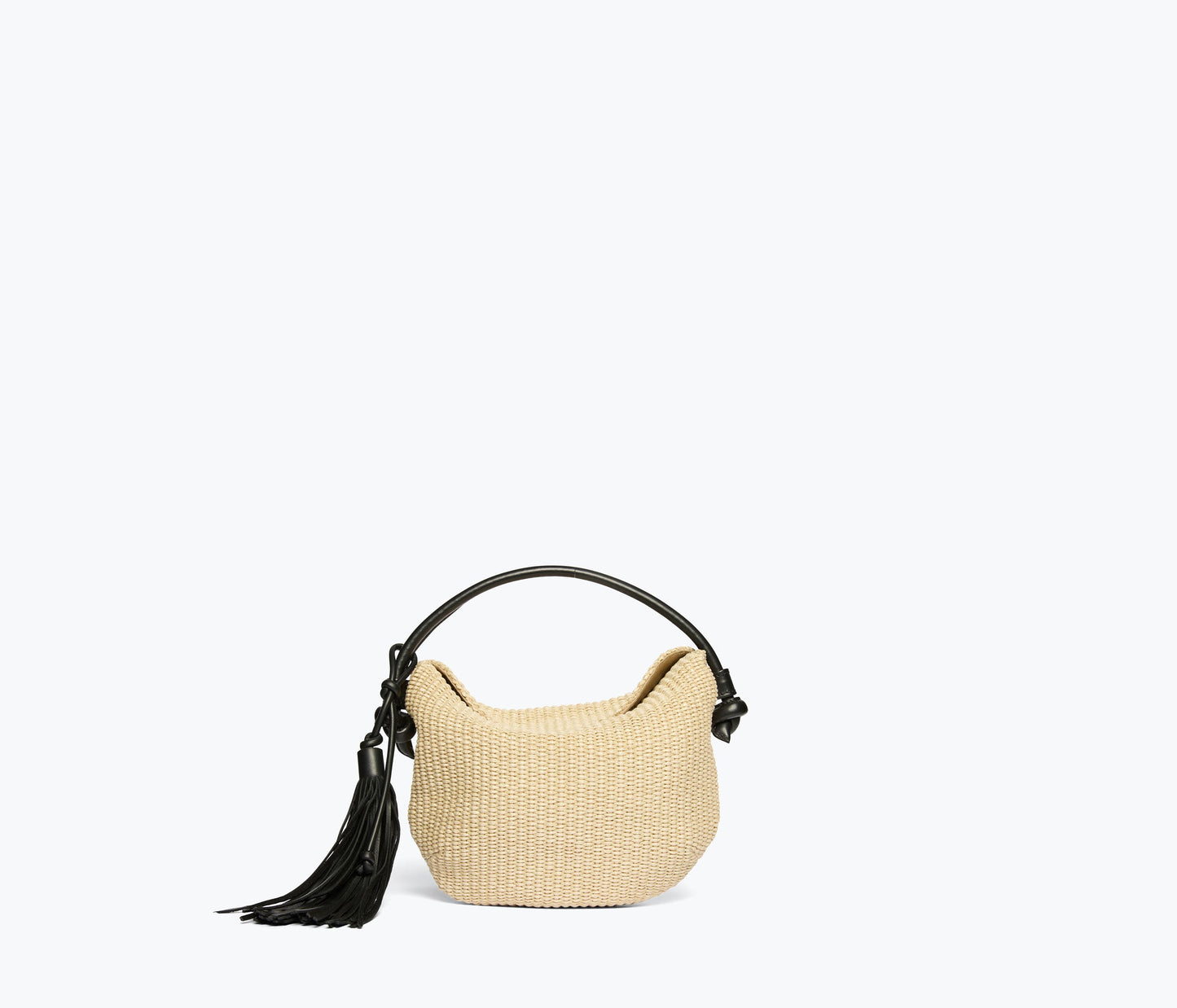 Elis Mini Crescent Bag Raffia