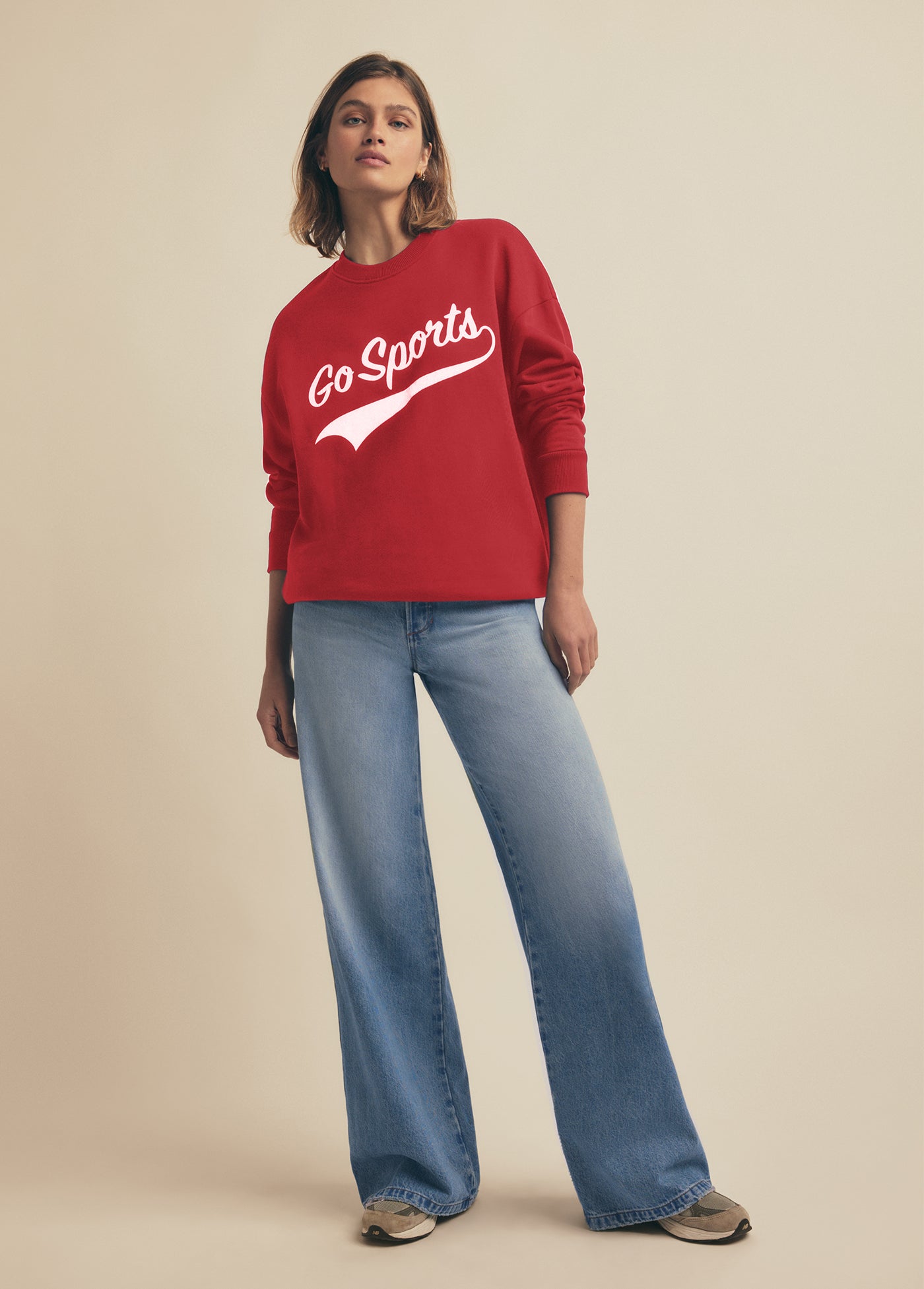 Go Sports Red Sweatshirt