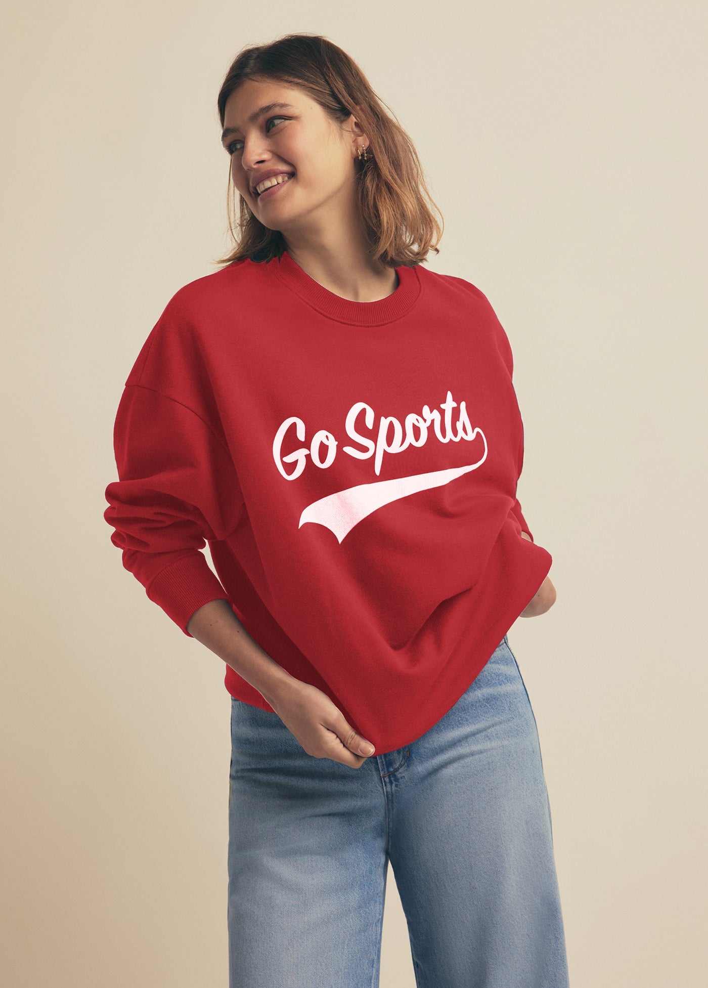 Go Sports Red Sweatshirt
