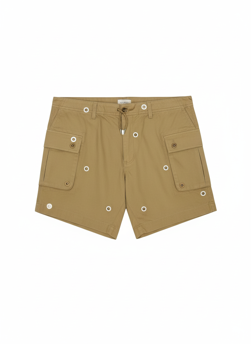 The Embroidered Cargo Short