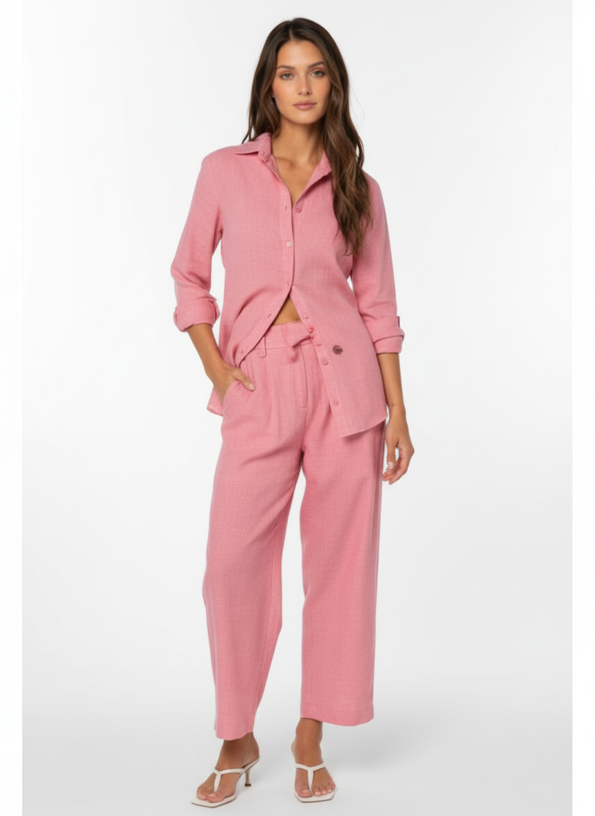 Allie Cherry Gingham Pants