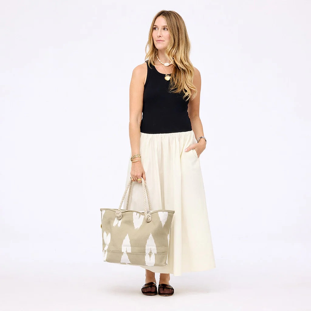 Rope Heart Cotton Tote