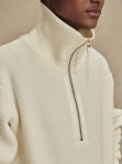 Roselle Half Zip Fleece Egret