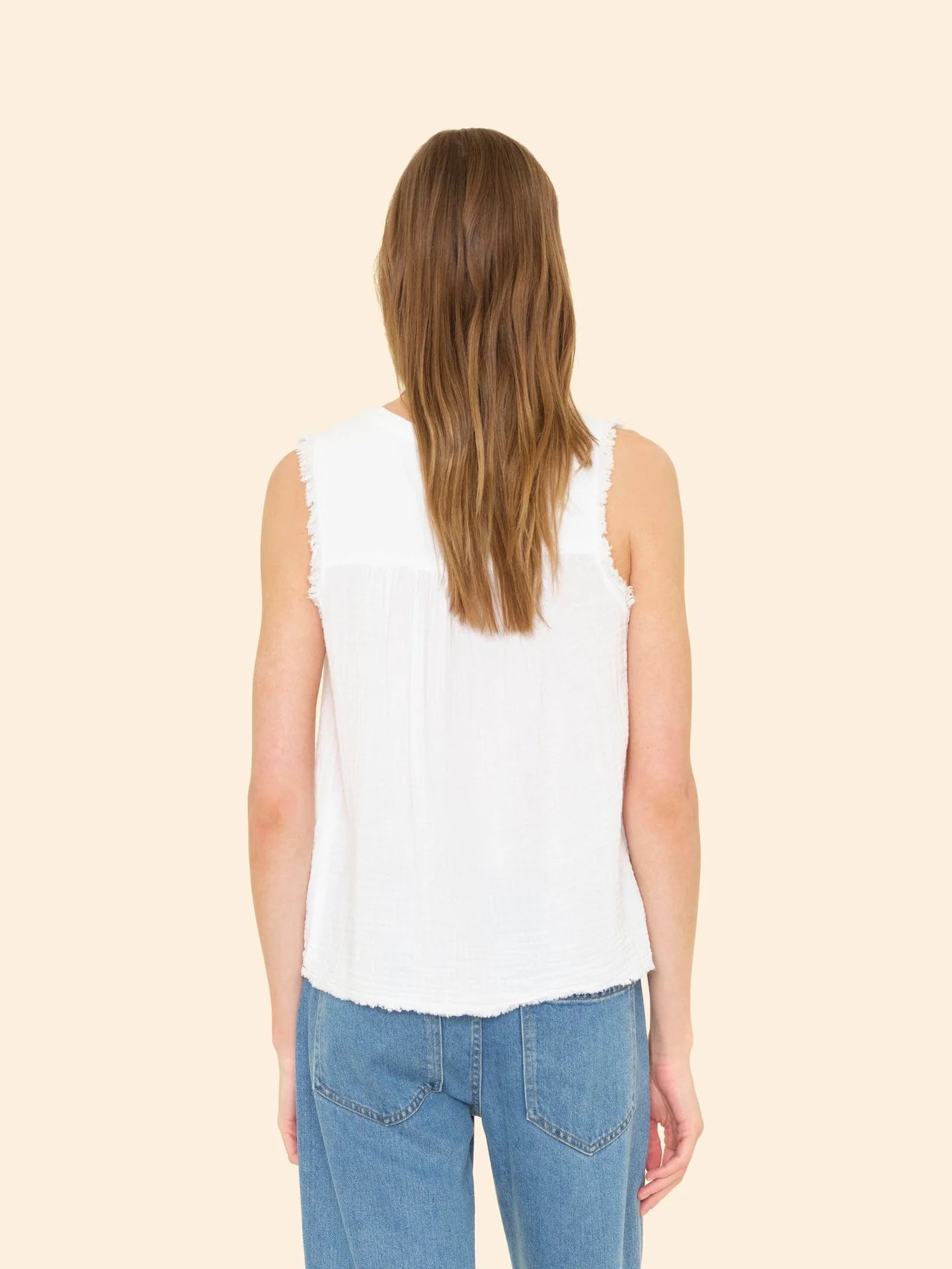 White Evva top