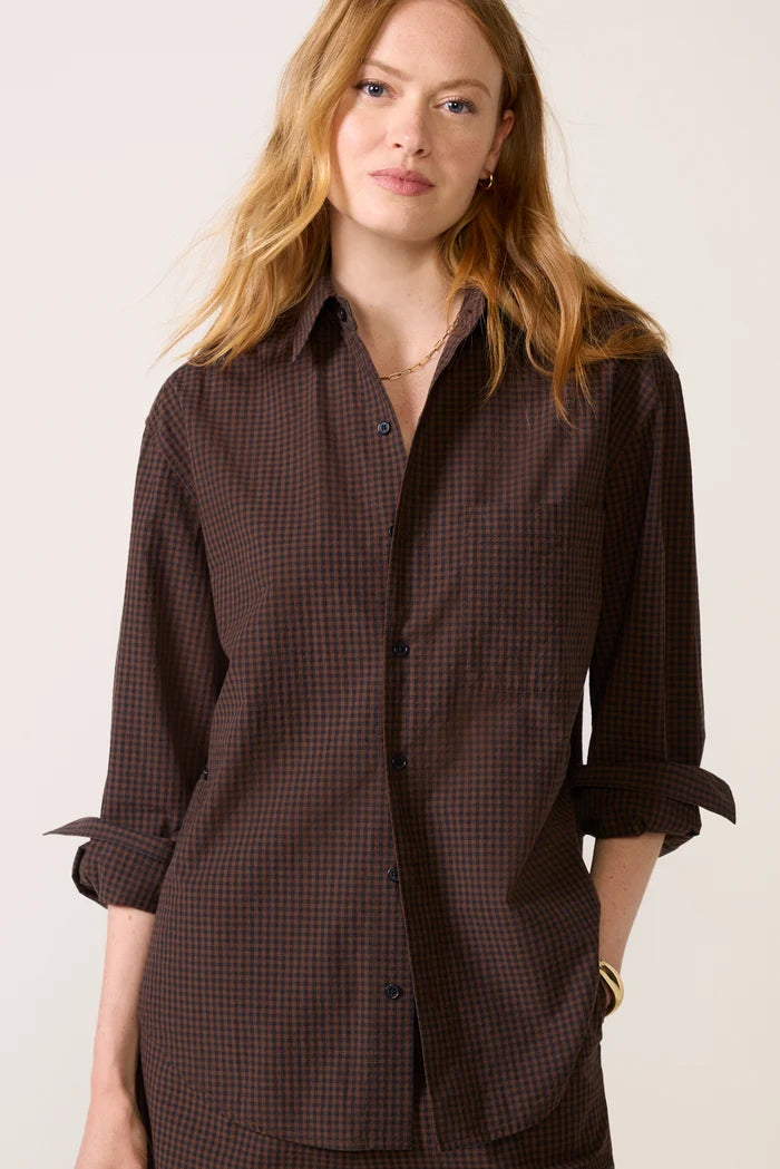 Mila Button Down Wrap Top