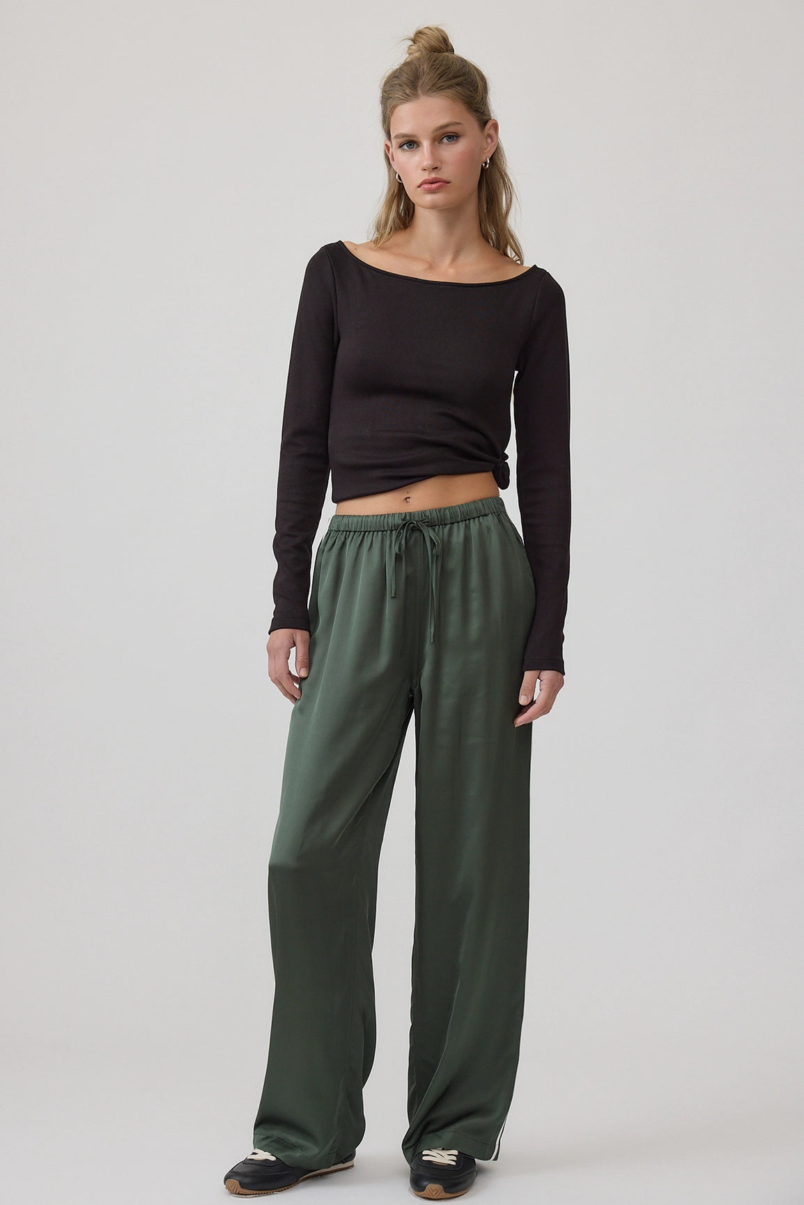Varsity Satin Pant