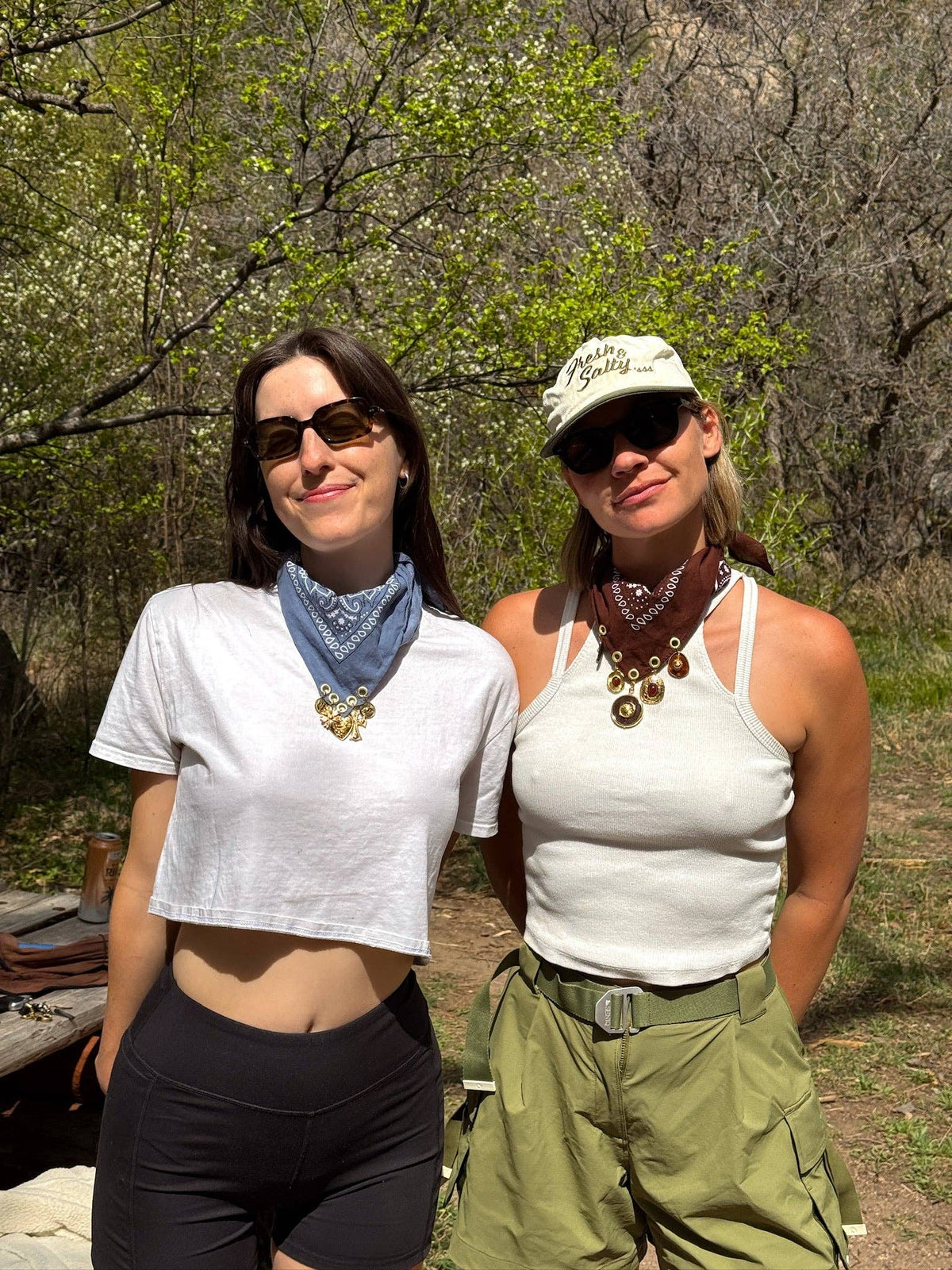 The Protector Brown Bandana Necklace