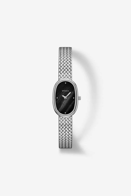 Jane Mini Tethered Silver & Black