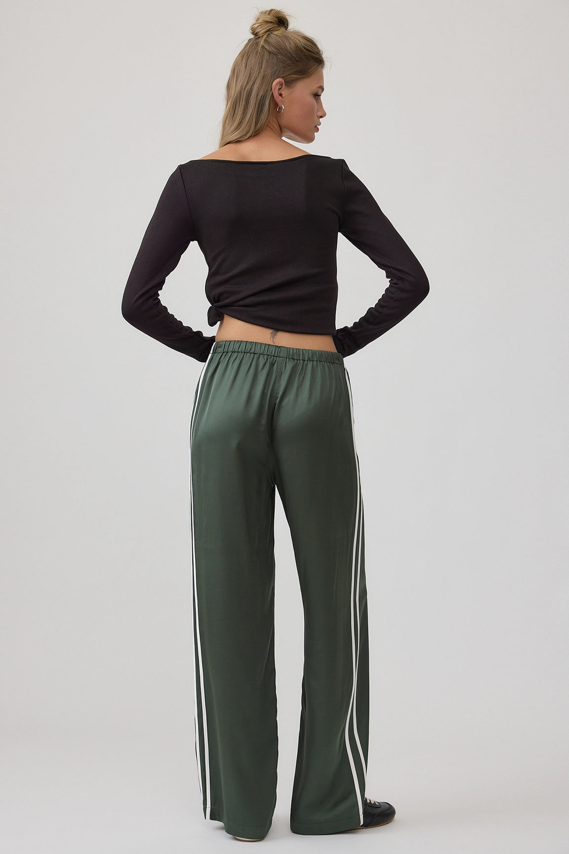 Varsity Satin Pant