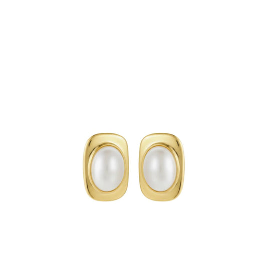 Naomi Earrings- Pearl