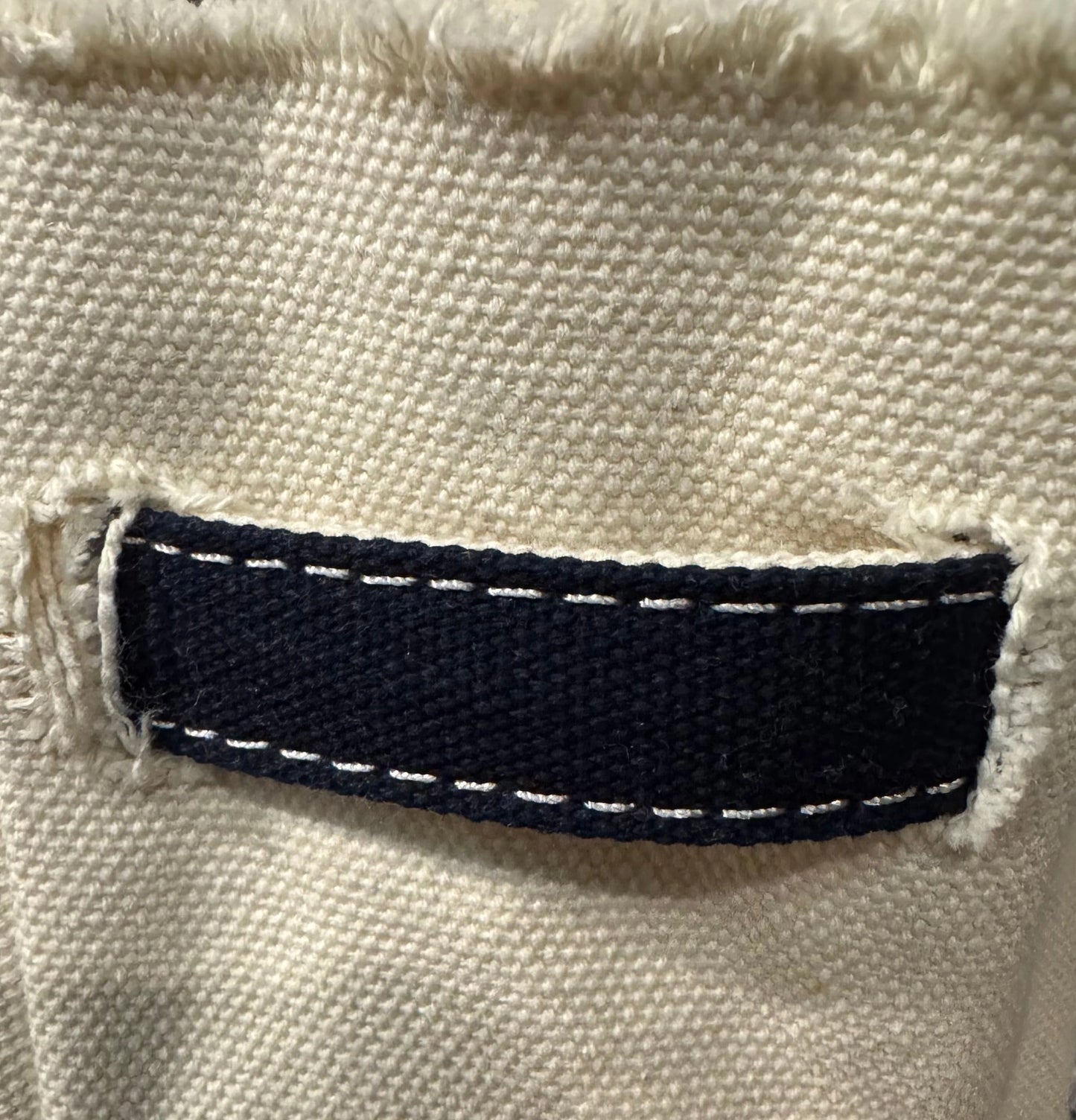 The Weekender Distressed Tote: Navy