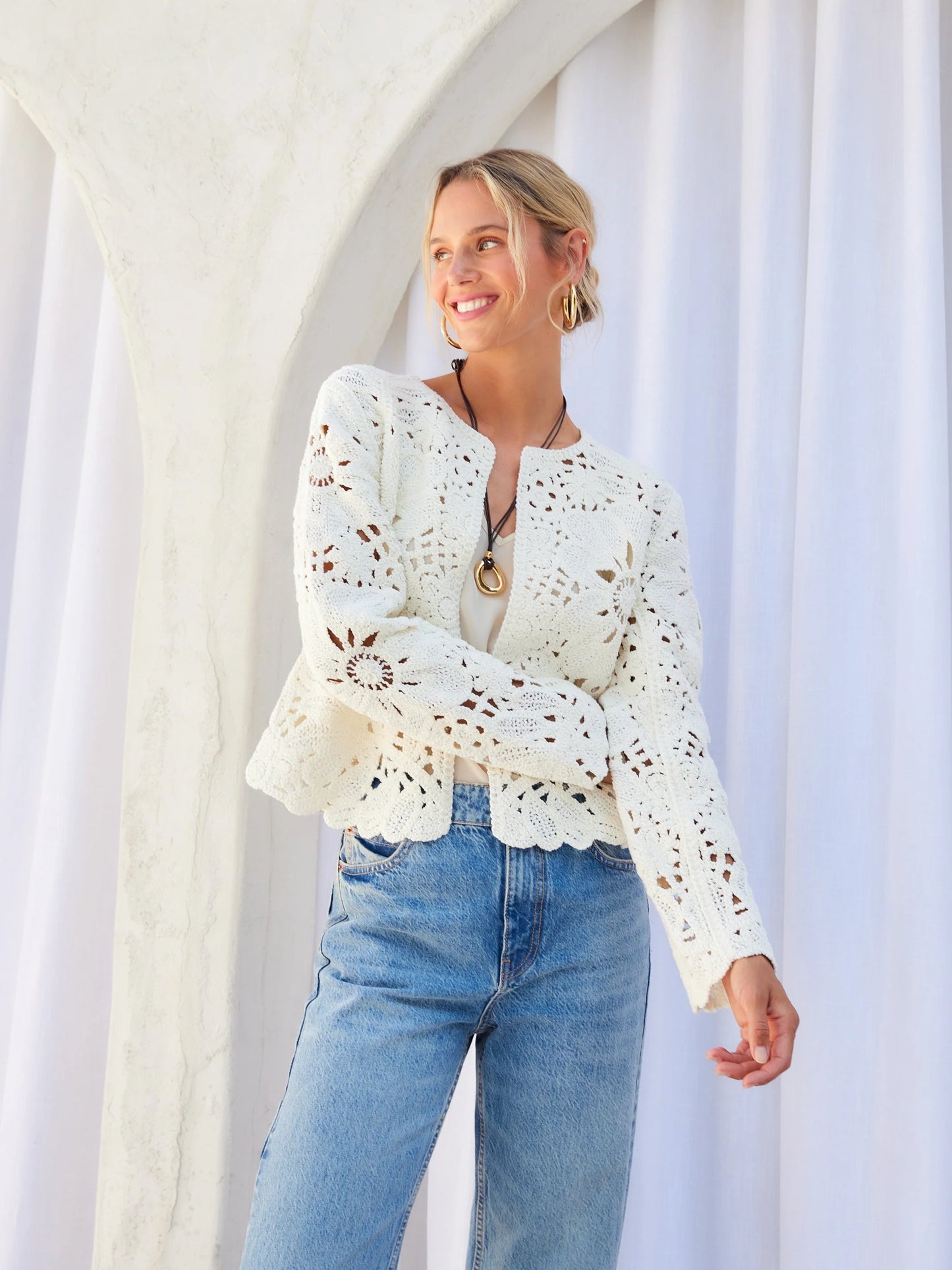 Emery Crochet Jacket