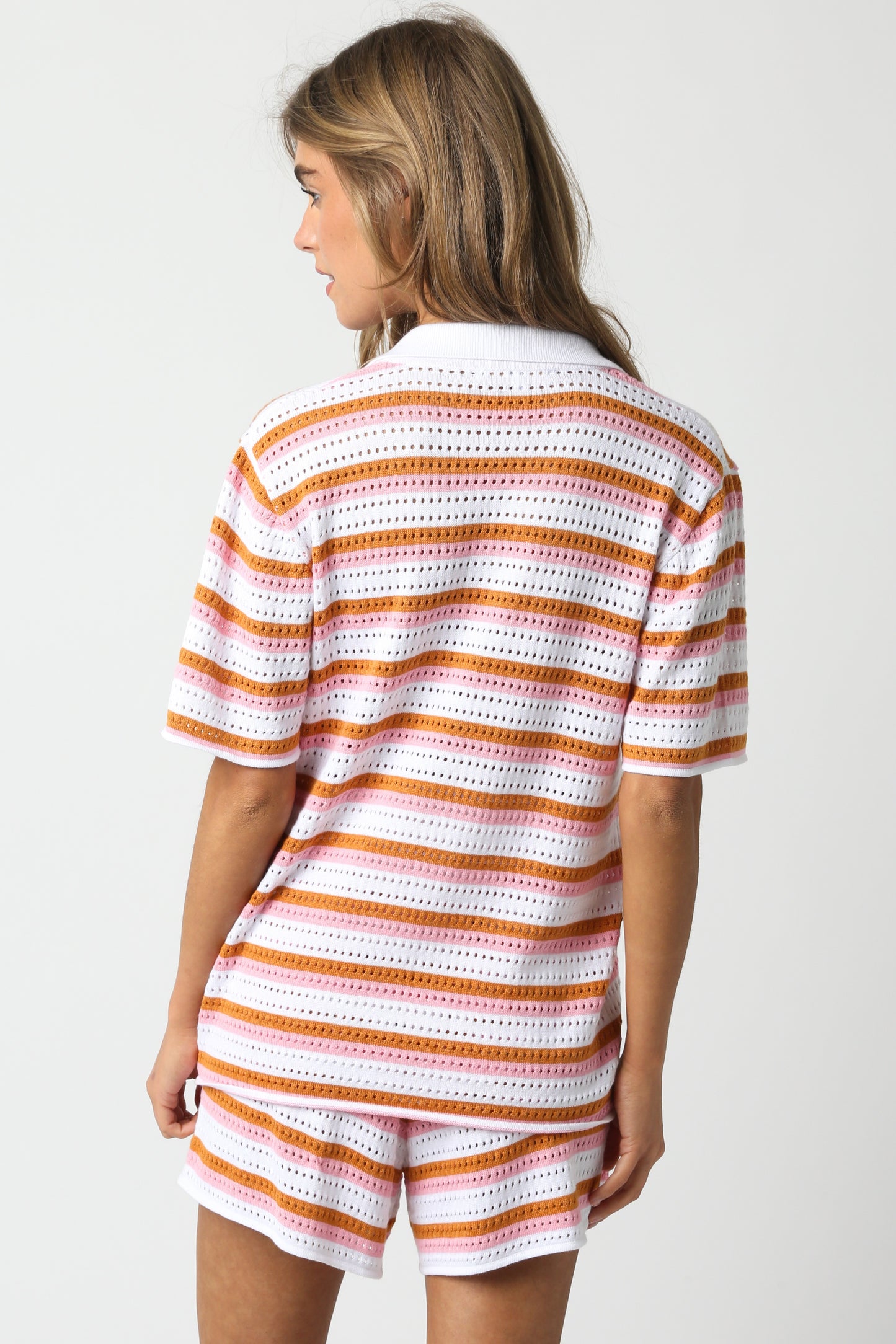 Sunset Stripe Polo