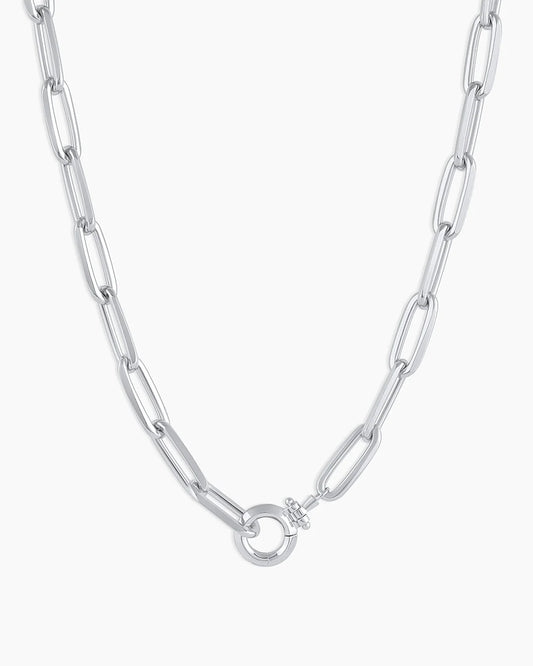 Parker XL Silver Necklace