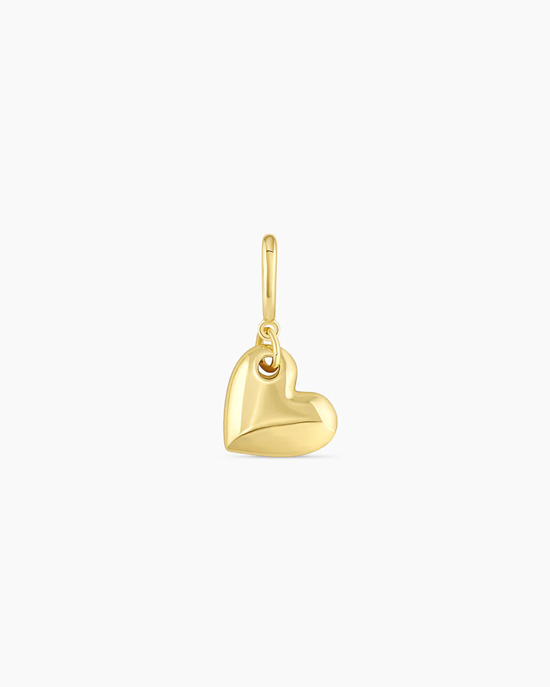 Lou Heart Parker Charm Gold