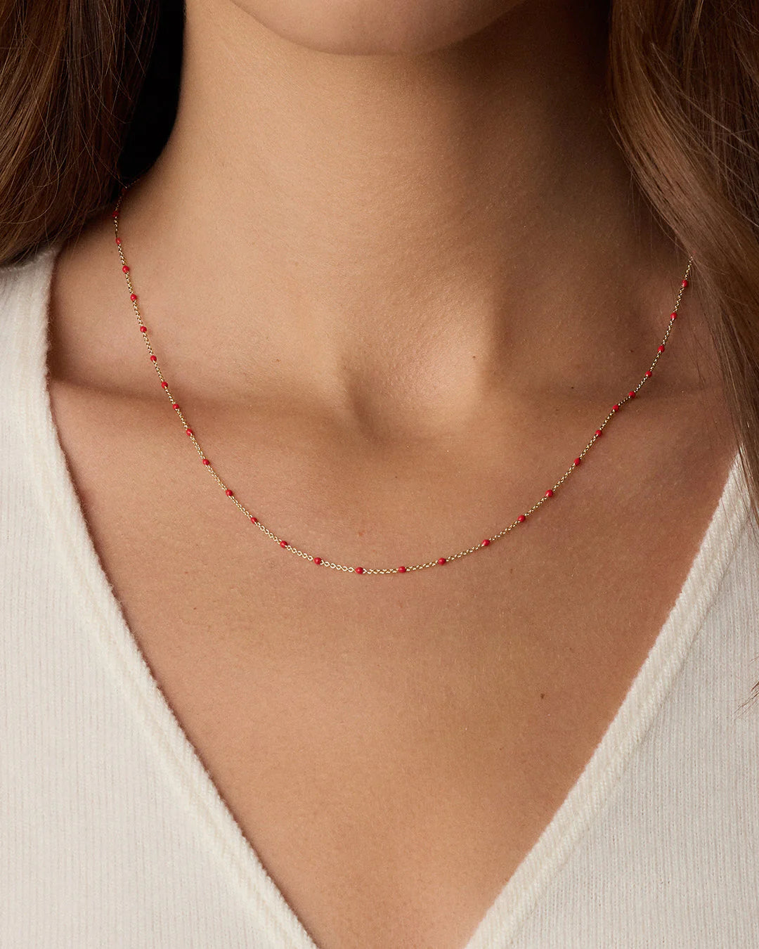 Capri Necklace Red