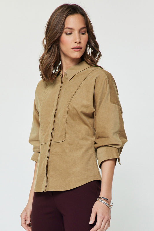 Camille Corduroy Top