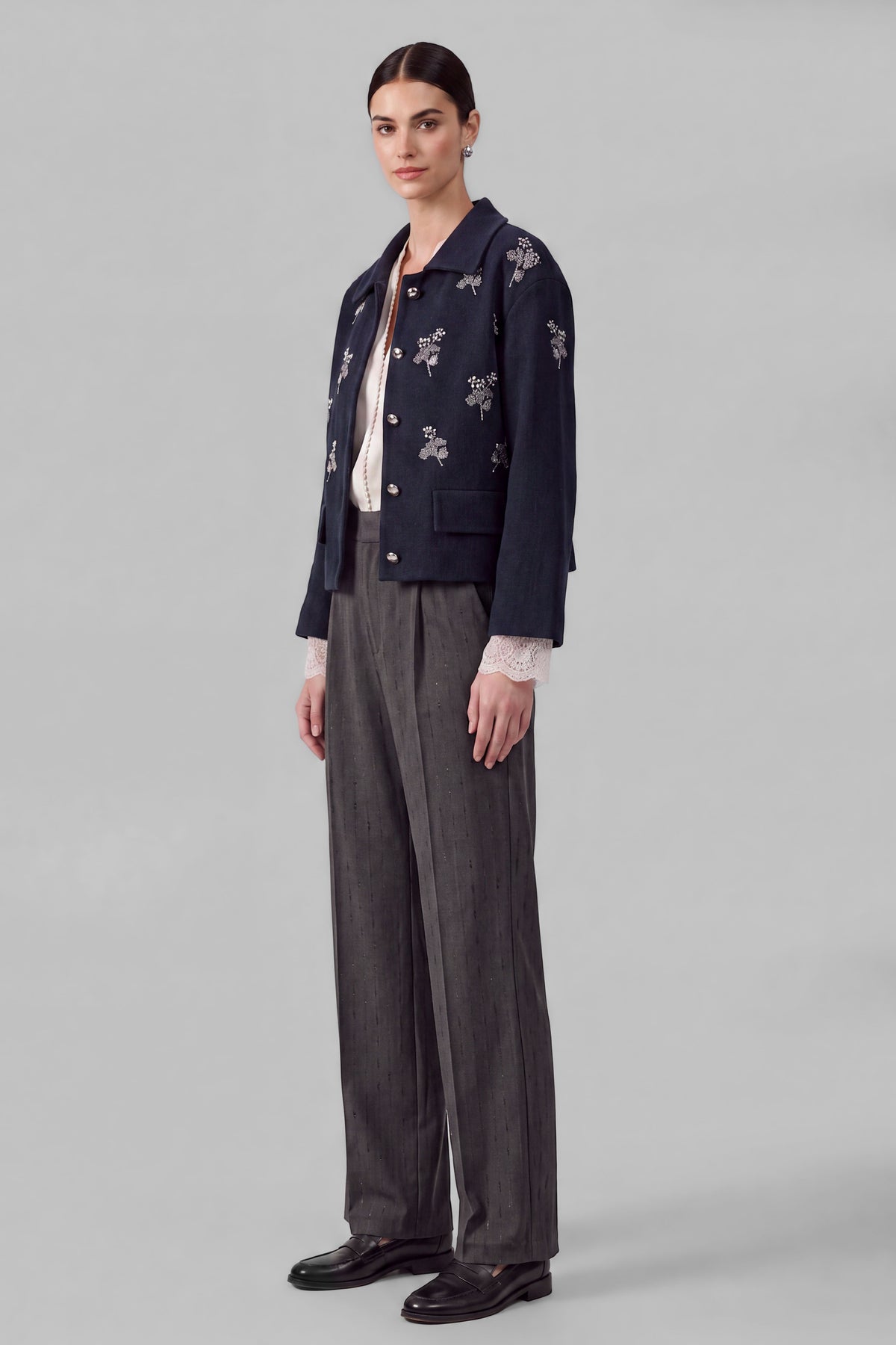 Midnight Bloom Cardigan