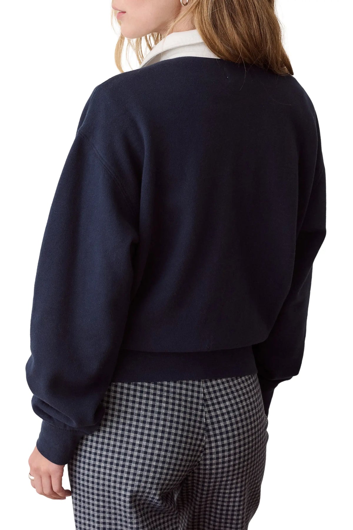 Cloud 9 Cotton Blend Fleece Polo Sweatshirt