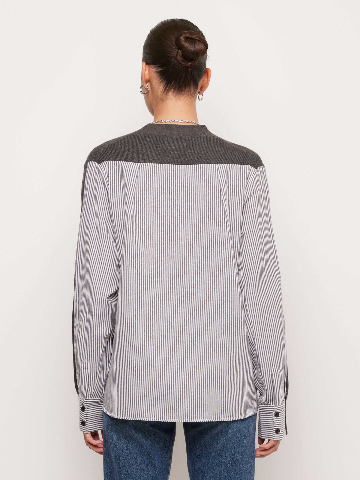 Celine Mixed Media Cardigan