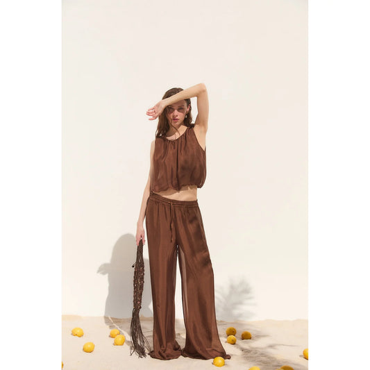 Strada Top in Chocolate