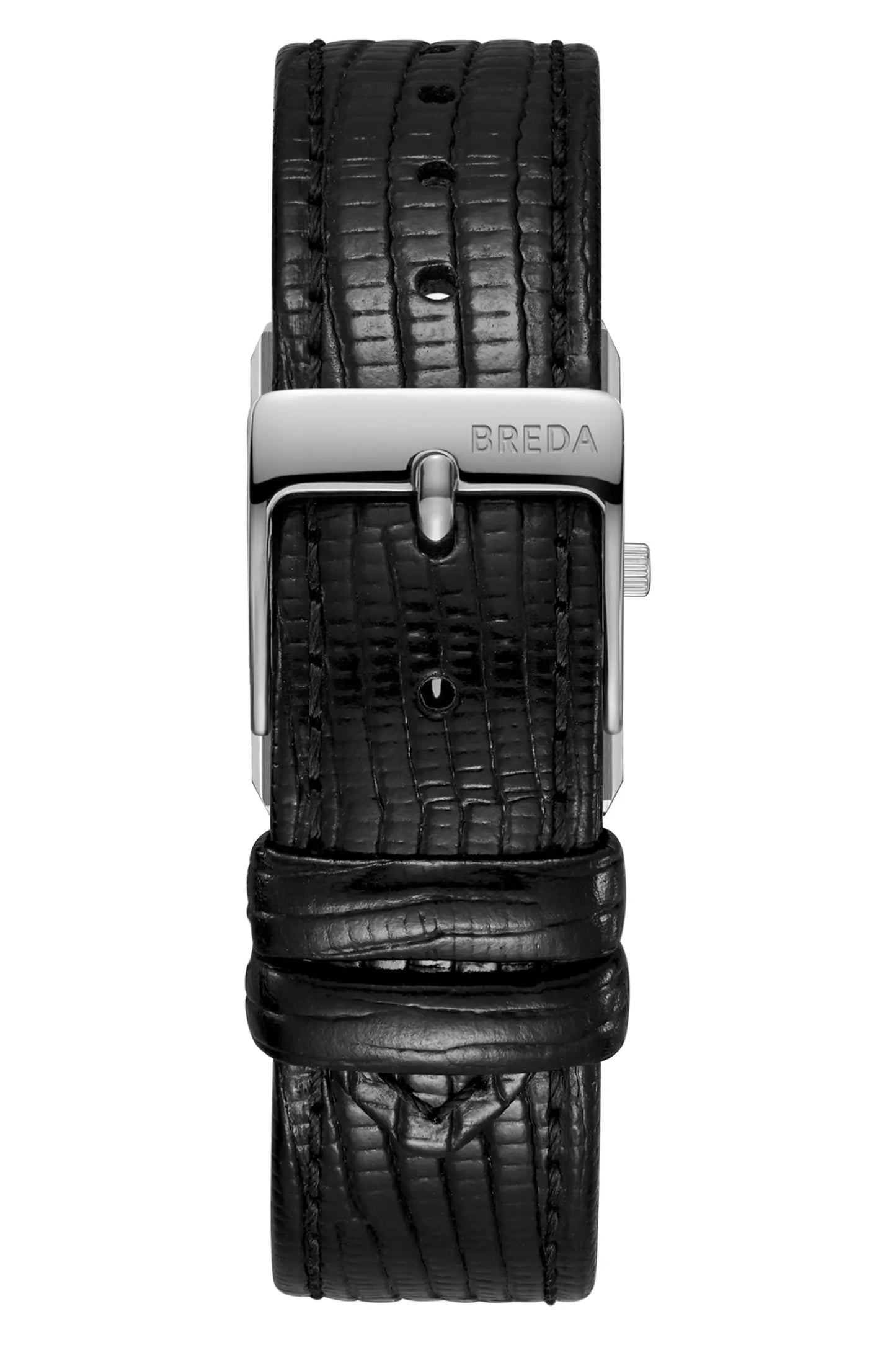Small Virgil Leather Strap Tank Watch, 20mm x 26mm
