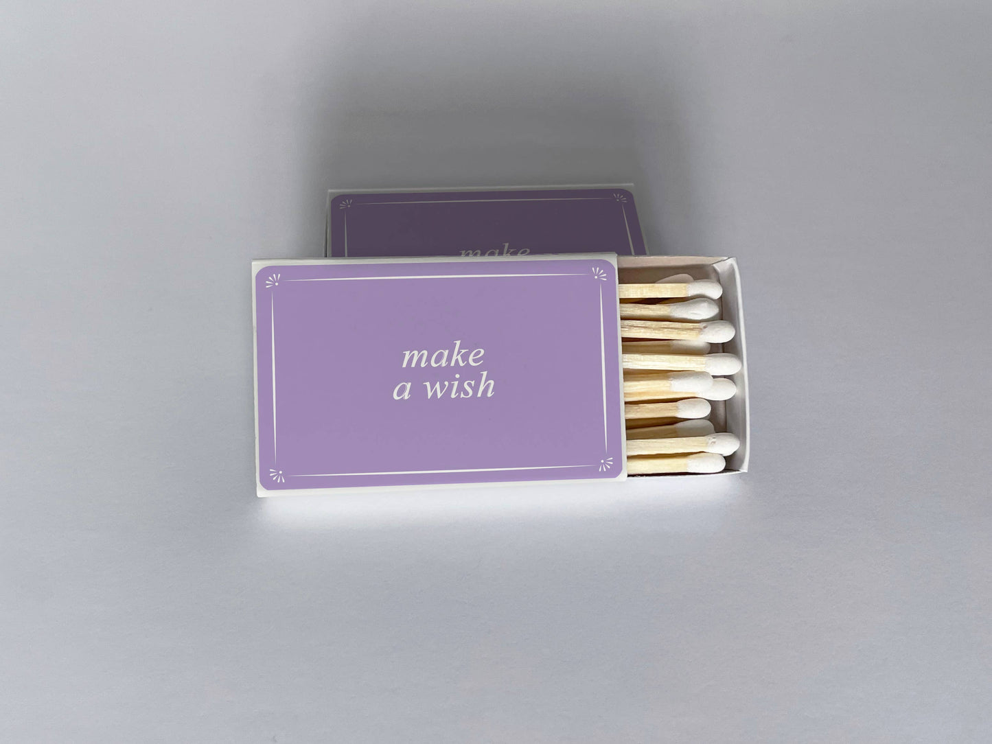 Make A Wish Purple Matchbook