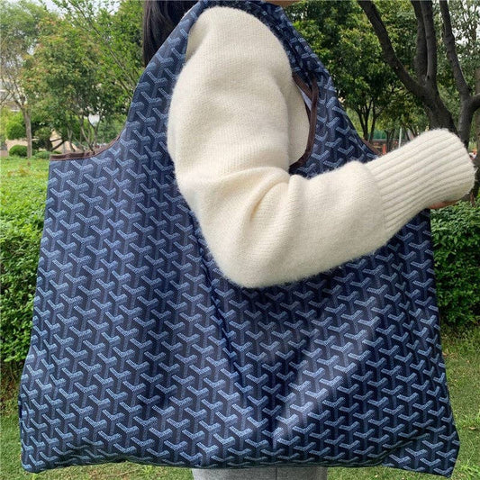 Shoulder Shopping Bag Blue