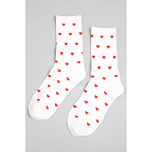 Hearts All Over Socks