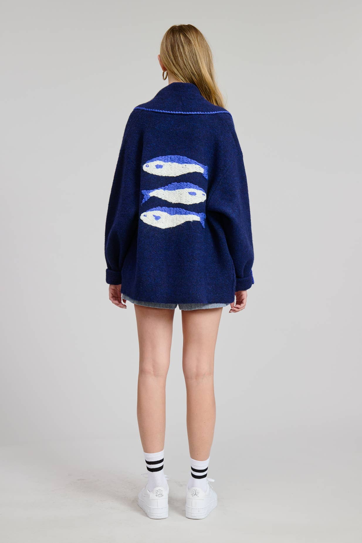 Sardine Sweater Cardigan: One Size