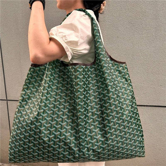 Shoulder Shopping Bag Green