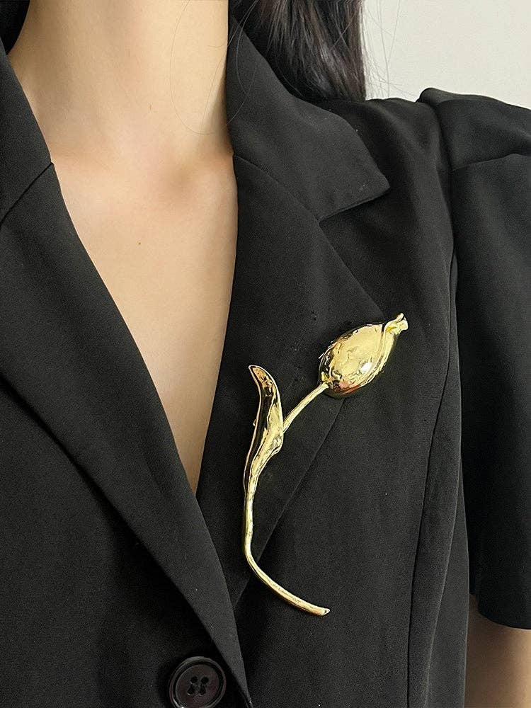 Tulip Bud Brooch