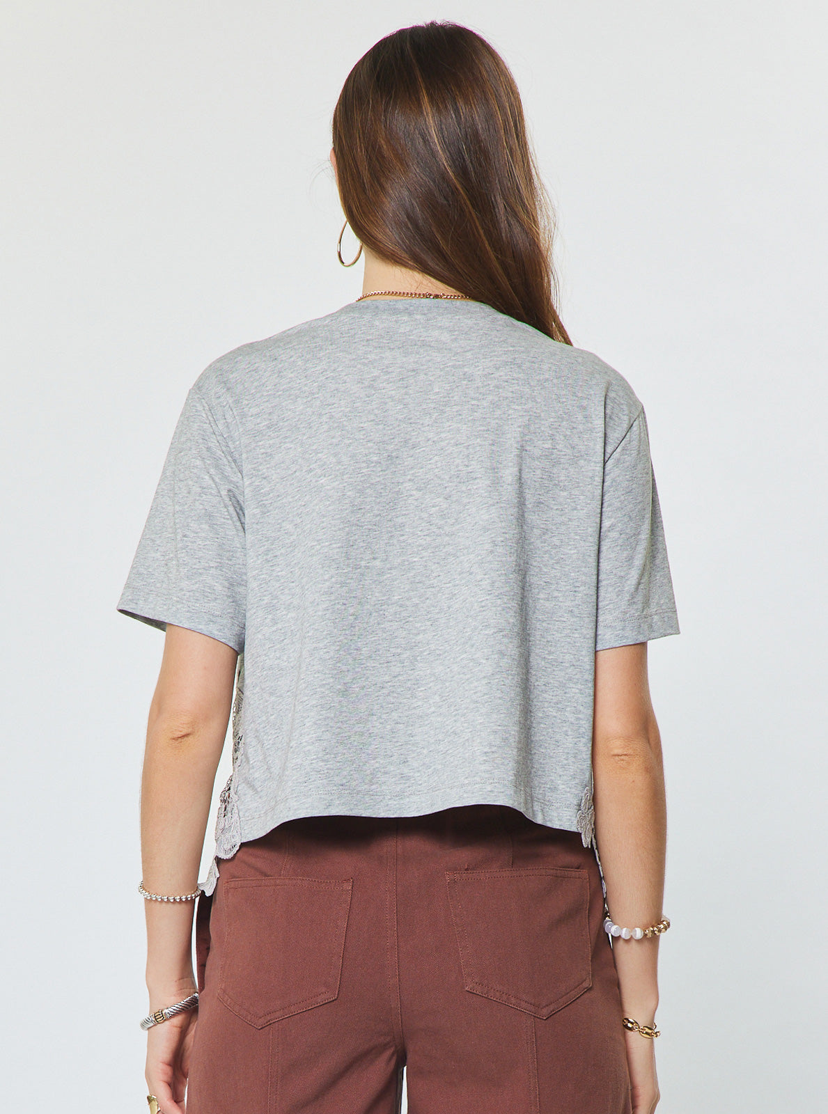 Lace Hem Top