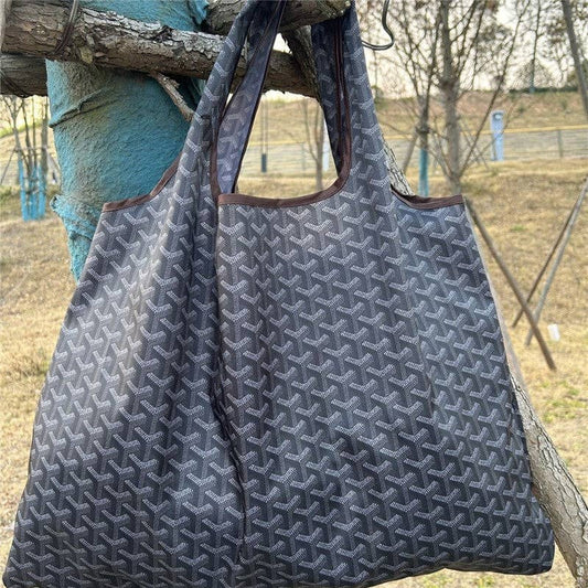 Shoulder Shopping Bag Gray