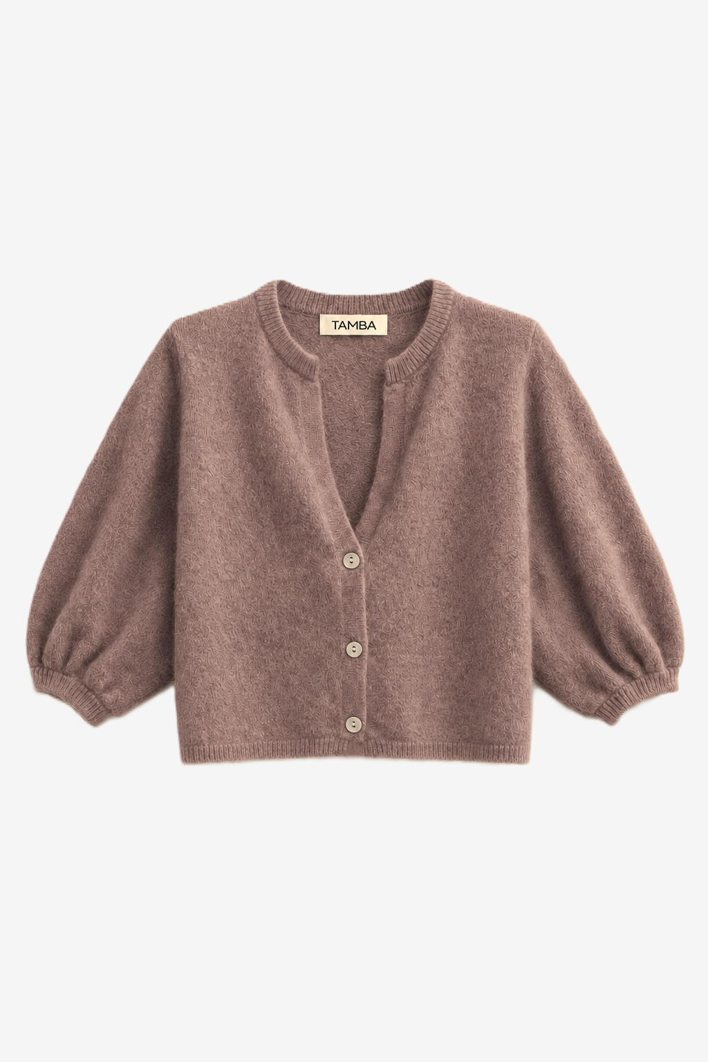 Angora knitted cardigan with V-neck: Einheitsgröße / Marineblau