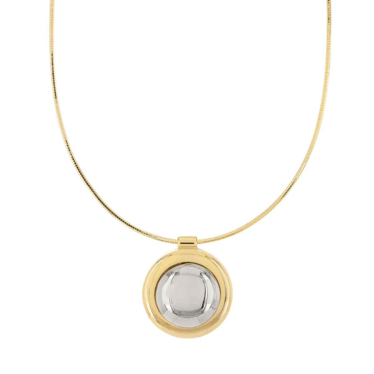 The Mixed Metal Orbit Necklace