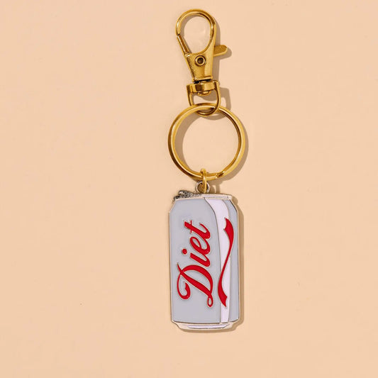 Diet Soda Enamel Keychain & Bag Charm