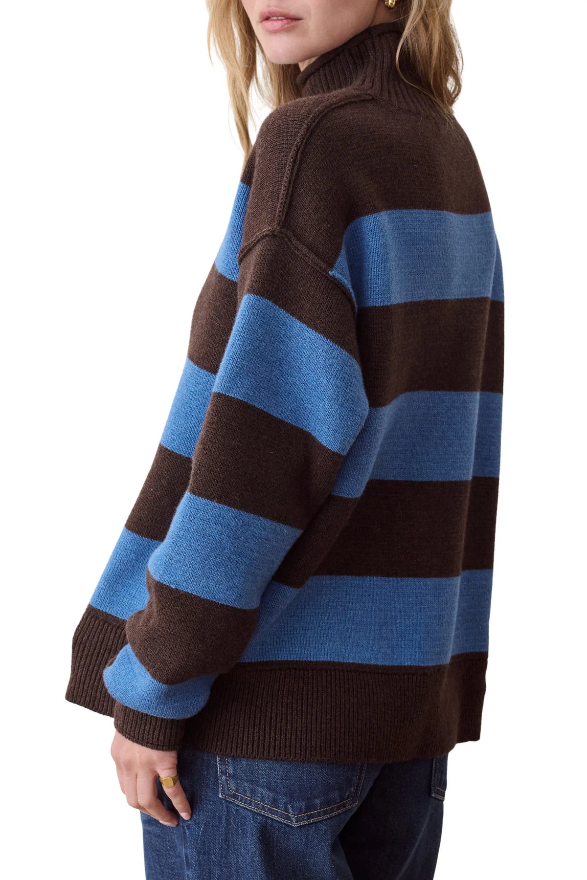 Maggie Rollneck Stripe Sweater