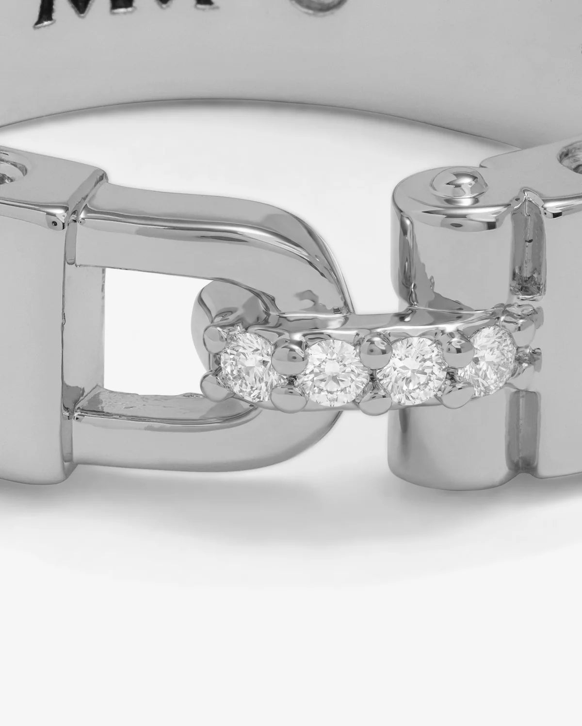 Ashley Smooth Lock Ring Gold & Silver