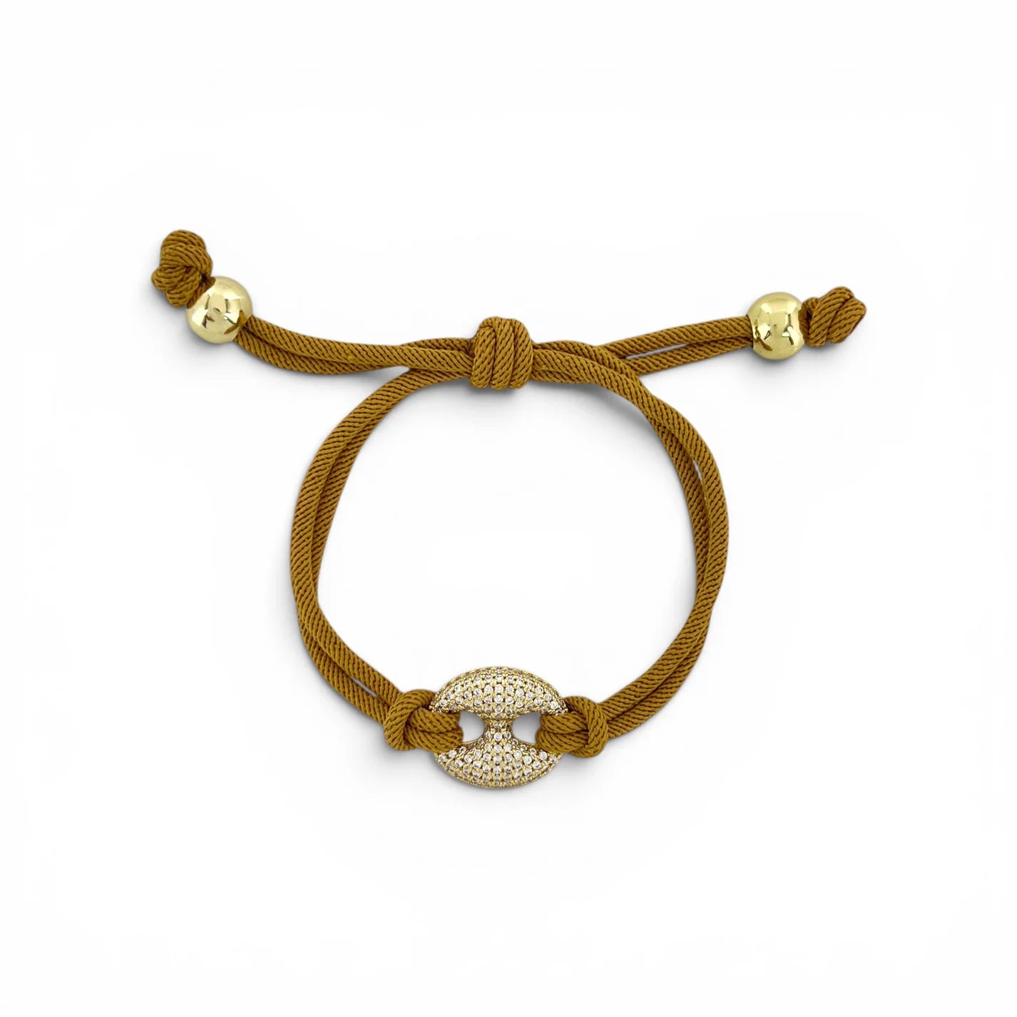 CZ Rope Mariner Bracelet