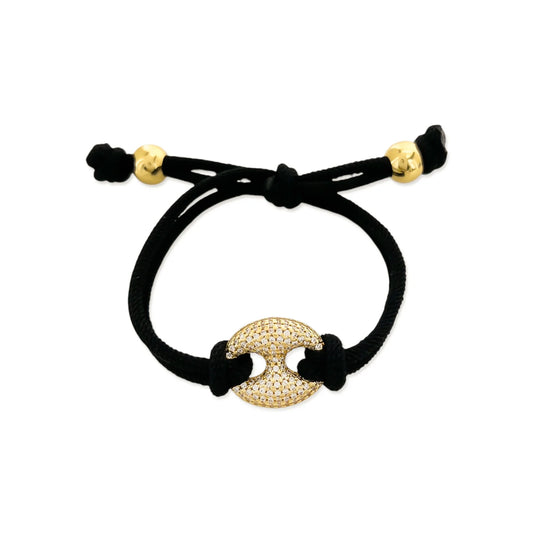 CZ Rope Mariner Bracelet