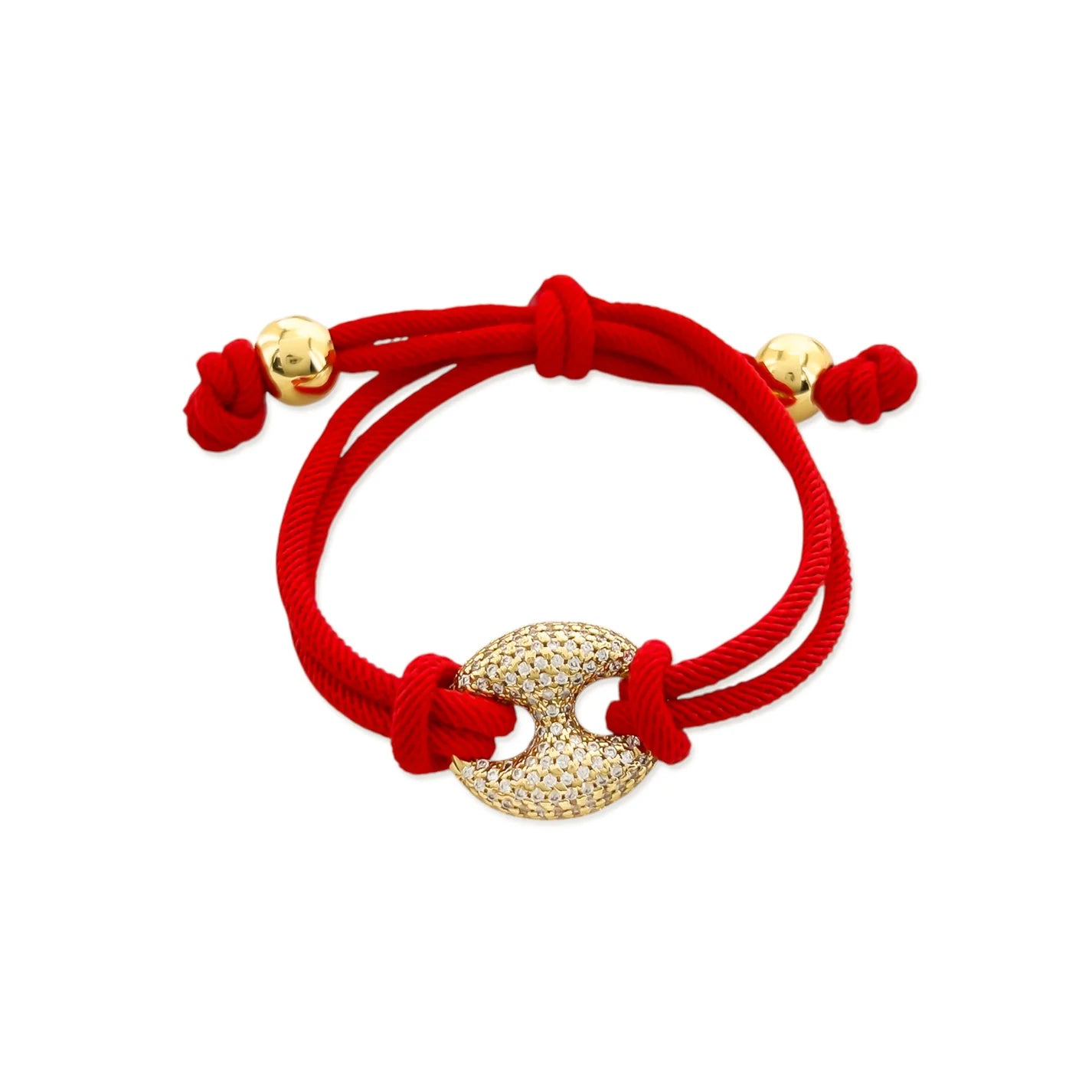CZ Rope Mariner Bracelet