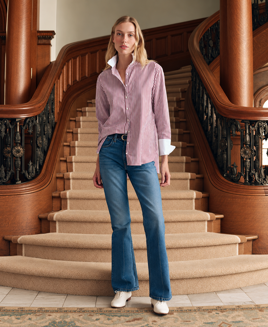 The Ruffle Neck Shirt