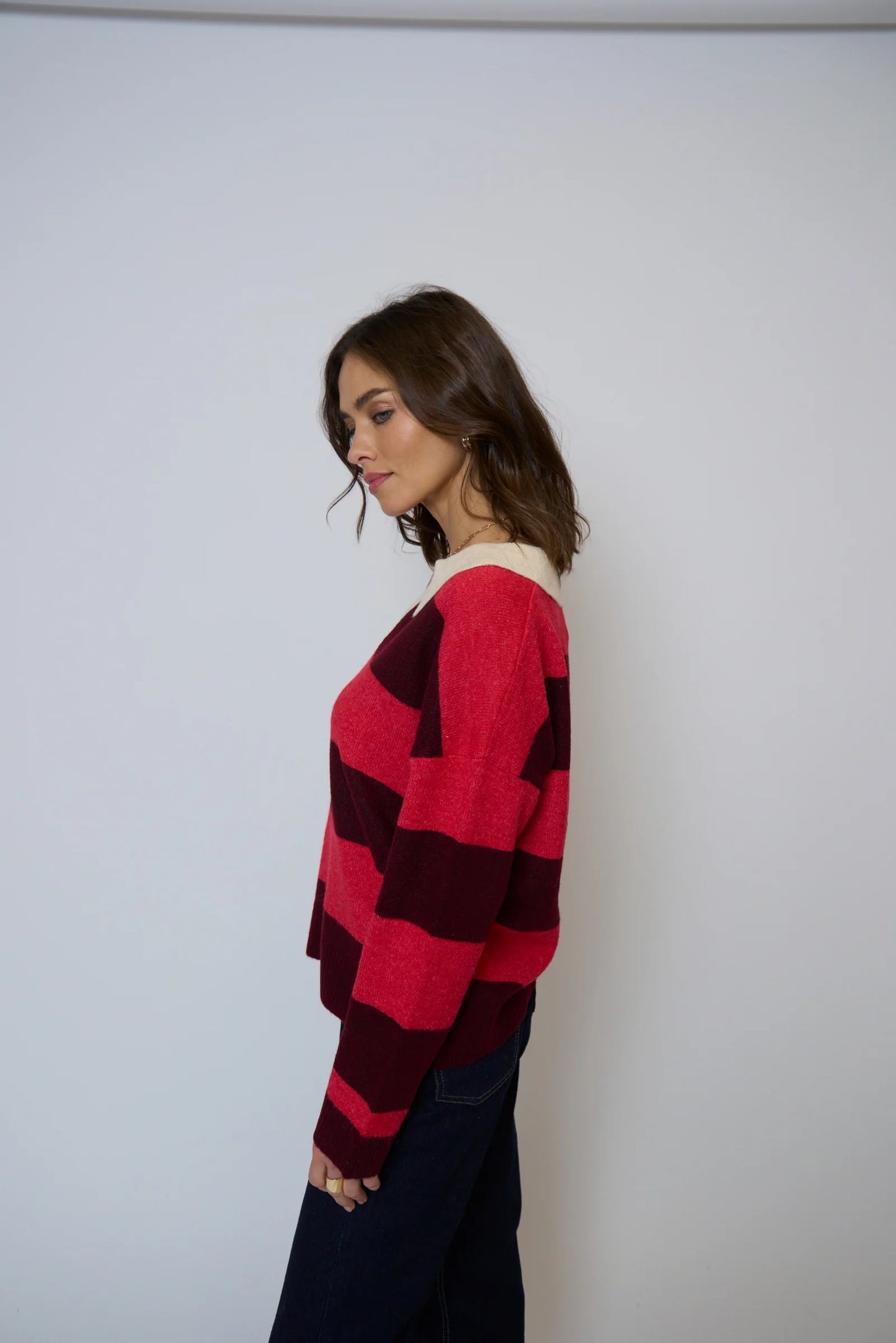 Marley Striped Rugby Sweater