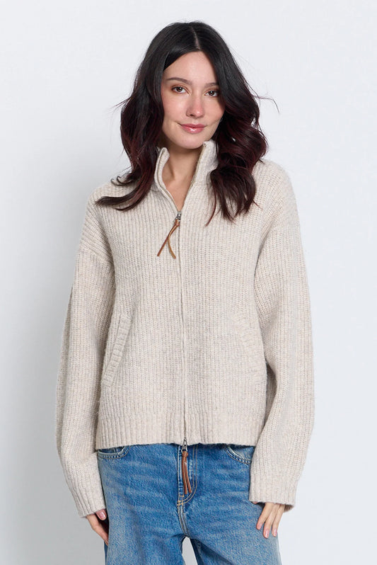 Vesper Oversized Chunky Double Full Zip