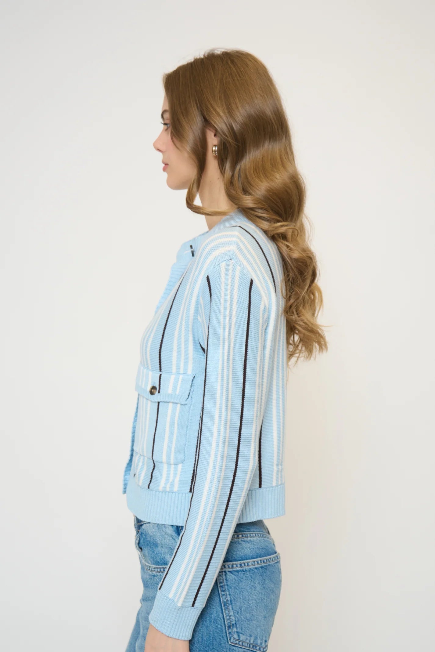 Alba Vertical Stripe Sweater