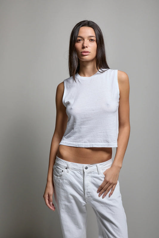 Maya Muscle Tank White